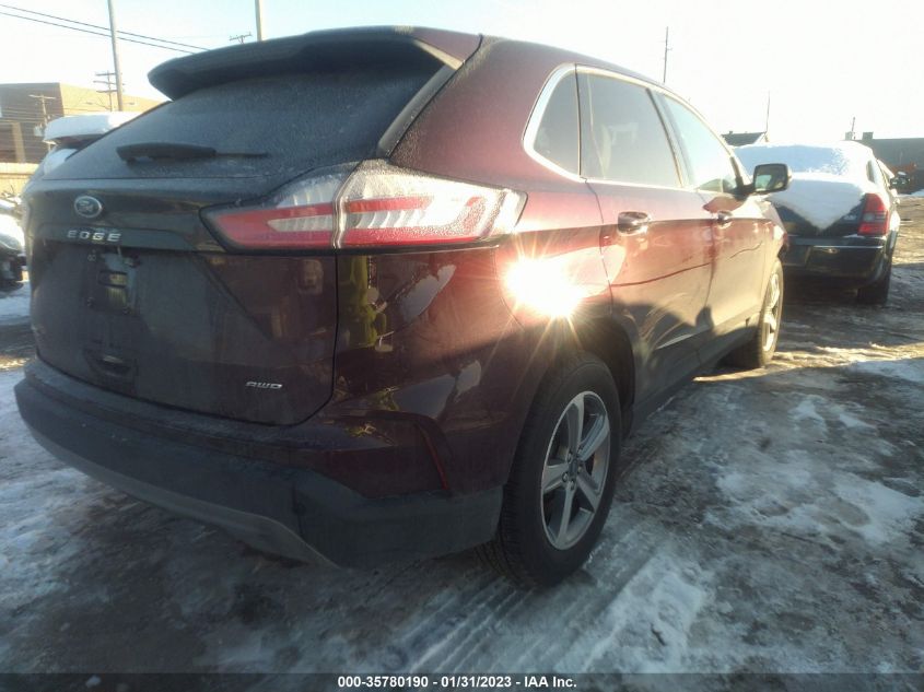 2021 FORD EDGE SEL VIN: 2FMPK4J97MBA39455