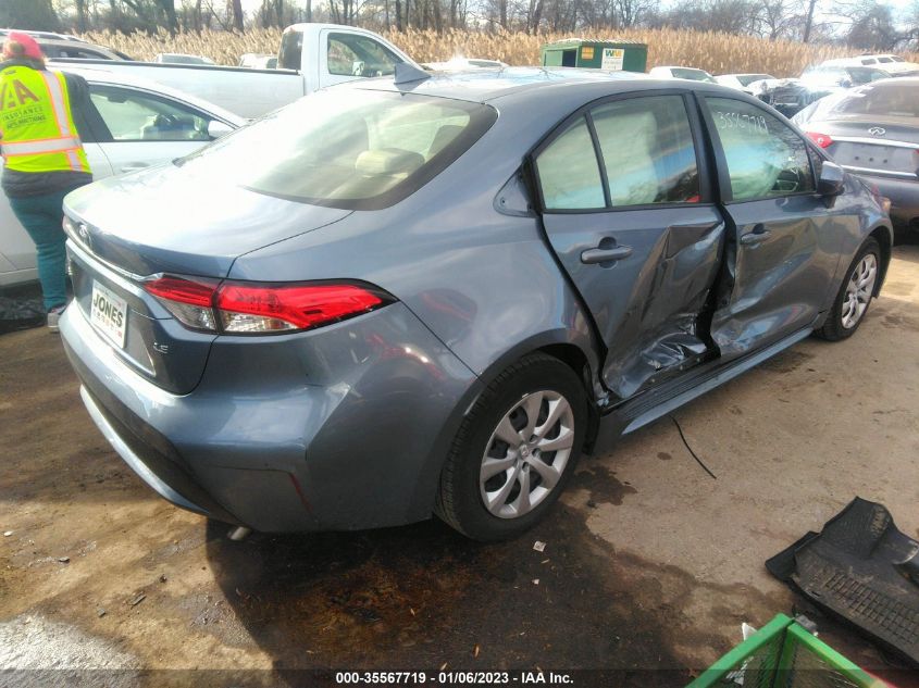 2022 TOYOTA COROLLA LE VIN: JTDEPMAE5NJ194609