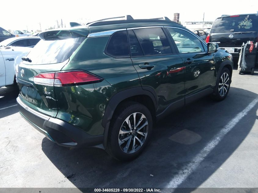 2022 TOYOTA COROLLA CROSS XLE VIN: 7MUDAABG4NV007347