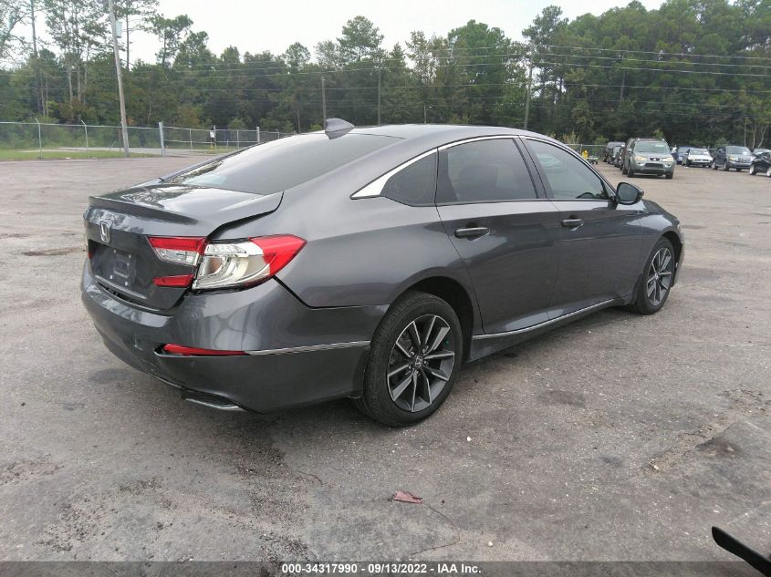 2021 HONDA ACCORD SEDAN EX-L VIN: 1HGCV1F53MA114583