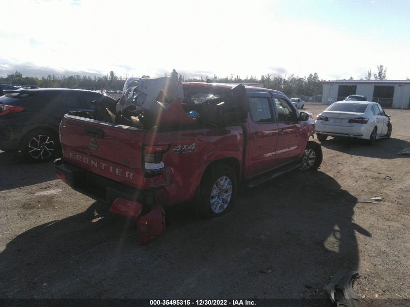 2022 NISSAN FRONTIER SV VIN: 1N6ED1EK0NN603113