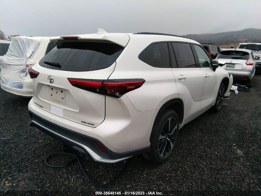 2021 TOYOTA HIGHLANDER XSE VIN: 5TDLZRBH3MS057127