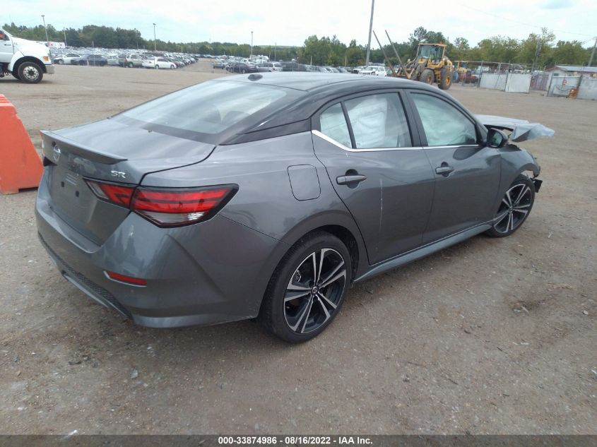 2022 NISSAN SENTRA SR VIN: 3N1AB8DV0NY236909