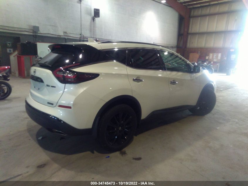 2022 NISSAN MURANO SV VIN: 5N1AZ2BS8NC108419