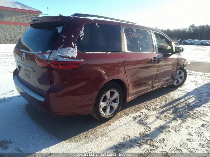 2020 TOYOTA SIENNA LE VIN: 5TDKZ3DC8LS034662