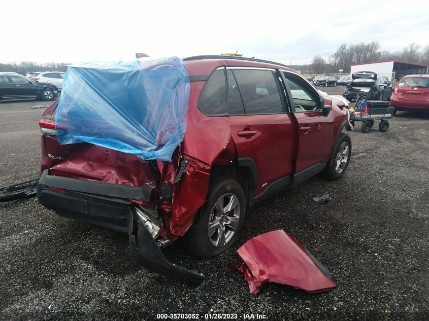 2022 TOYOTA RAV4 HYBRID XLE VIN: 2T3RWRFV1NW140607