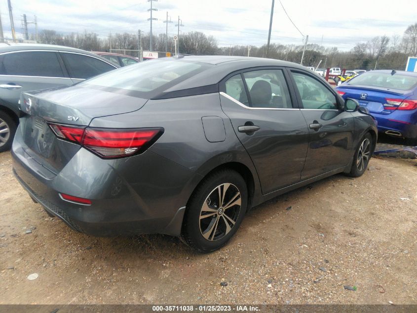 2022 NISSAN SENTRA SV VIN: 3N1AB8CV4NY248949