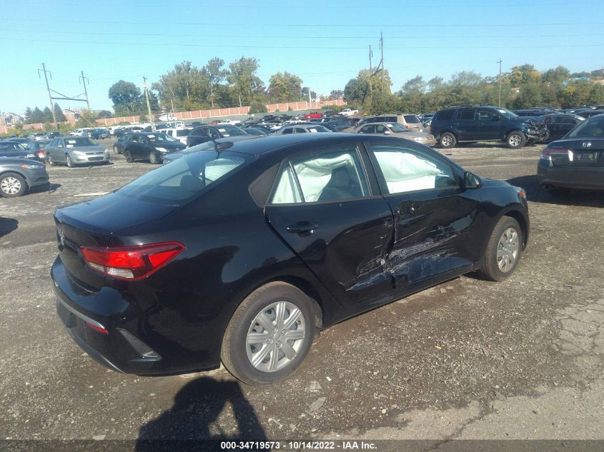 2022 KIA RIO LX VIN: 3KPA24AD5NE488707