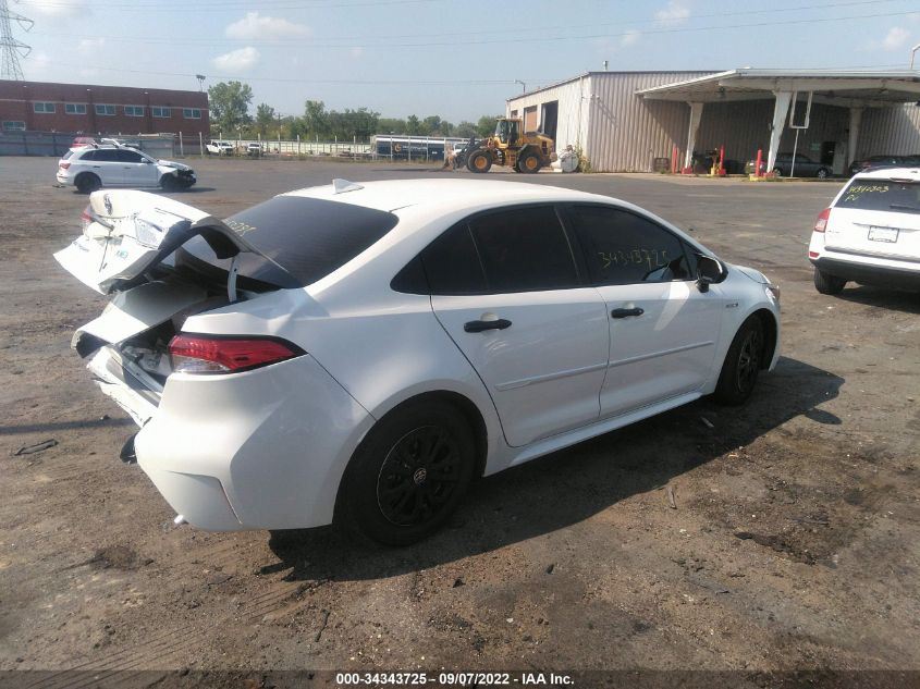 2021 TOYOTA COROLLA HYBRID LE VIN: JTDEAMDE2MJ002980