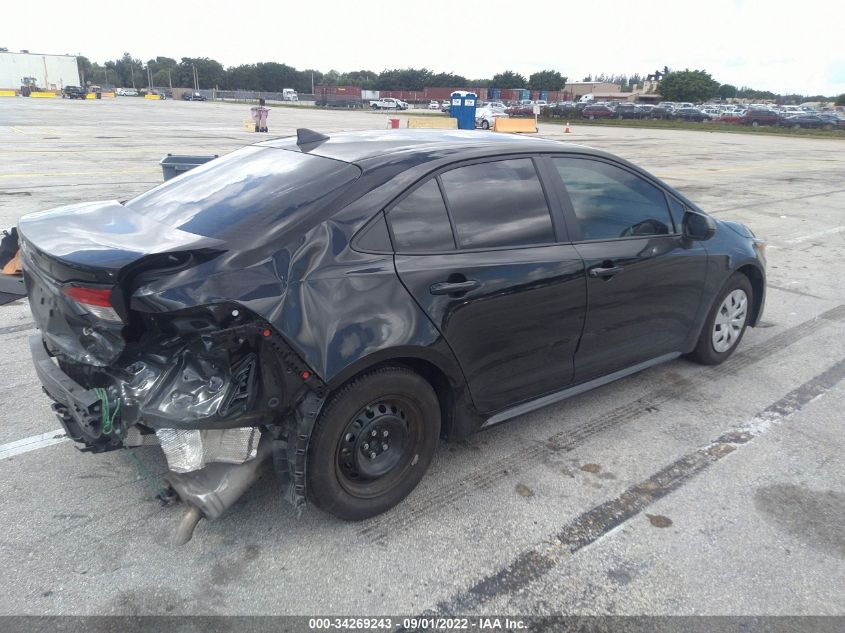 2022 TOYOTA COROLLA L VIN: 5YFDPMAE2NP274456