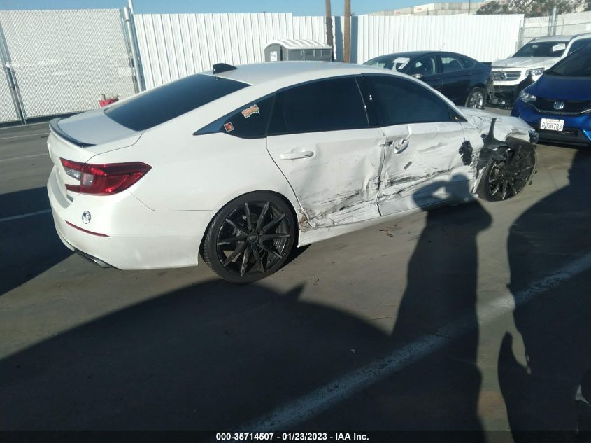 2022 HONDA ACCORD SEDAN SPORT SE VIN: 1HGCV1F45NA060664