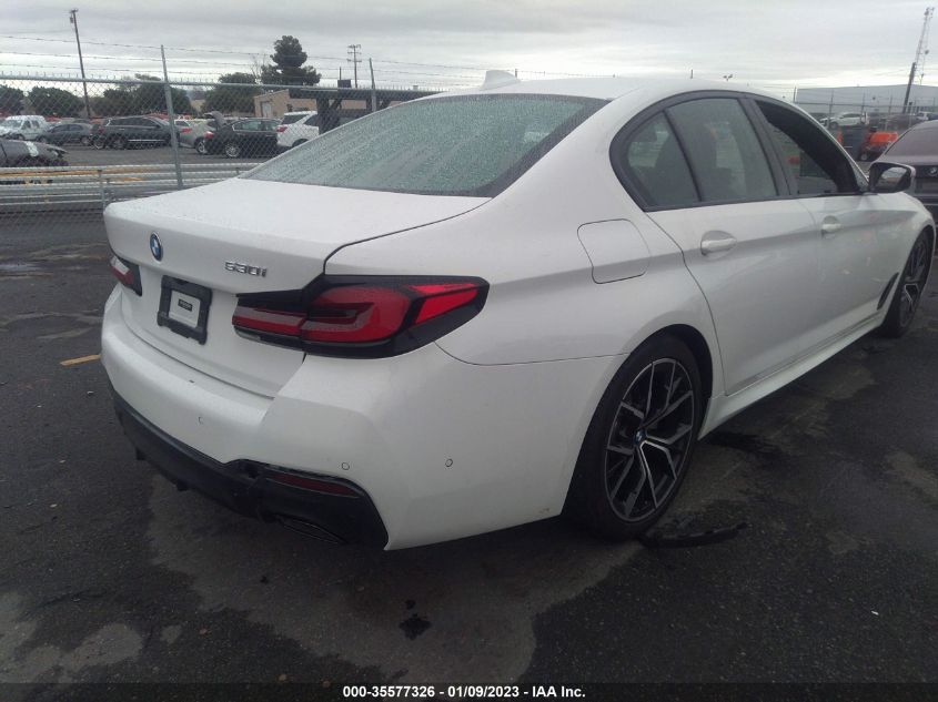 2021 BMW 5 SERIES 530I VIN: WBA53BH06MWW97980