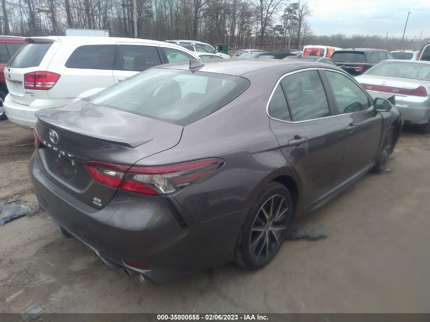 2022 TOYOTA CAMRY SE VIN: 4T1G11BK4NU057037