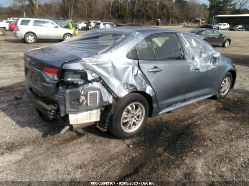 2022 TOYOTA COROLLA HYBRID LE VIN: JTDEAMDE1NJ055123
