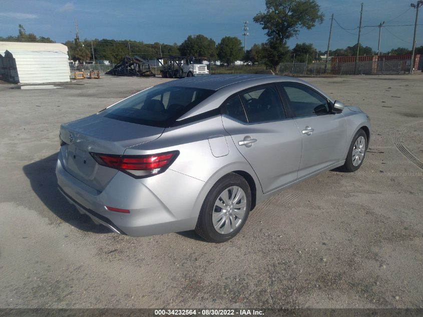 2022 NISSAN SENTRA S VIN: 3N1AB8BV2NY287931
