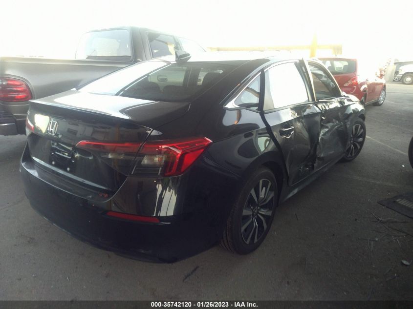 2022 HONDA CIVIC SEDAN EX VIN: 2HGFE1F73NH329446
