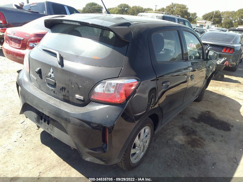 2022 MITSUBISHI MIRAGE ES/LE VIN: ML32AUHJ1NH007514