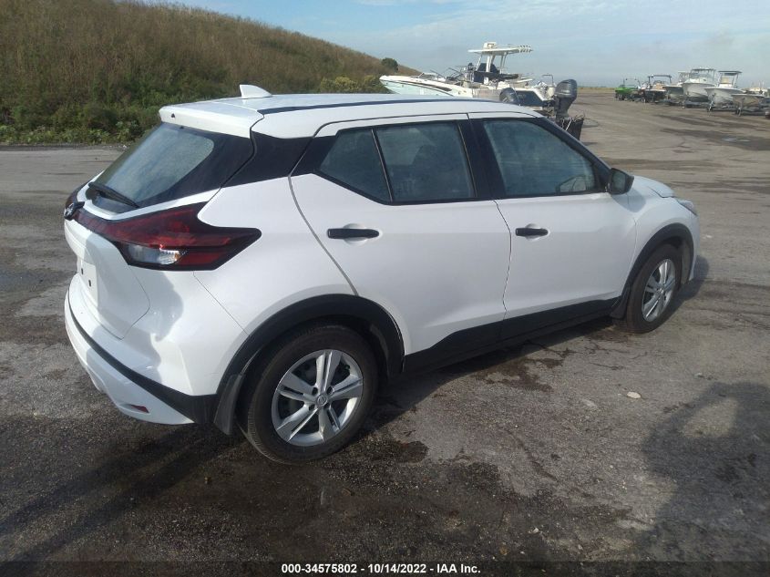 2022 NISSAN KICKS S VIN: 3N1CP5BV6NL478659