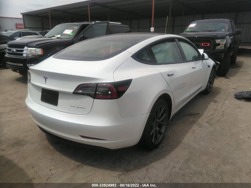 2022 TESLA MODEL 3 LONG RANGE VIN: 5YJ3E1EBXNF317632