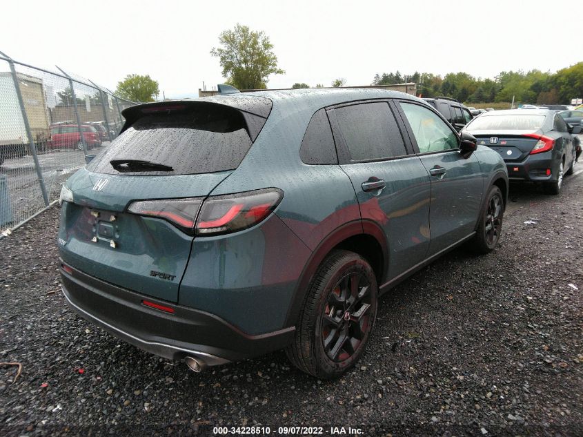 2023 HONDA HR-V SPORT VIN: 3CZRZ2H52PM704954