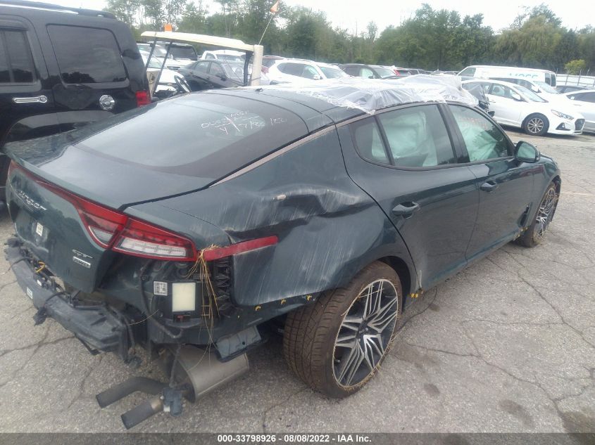 2022 KIA STINGER GT1 VIN: KNAE45LCXN6110052