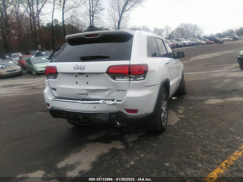 2022 JEEP GRAND CHEROKEE WK LIMITED VIN: 1C4RJEBG4NC155619
