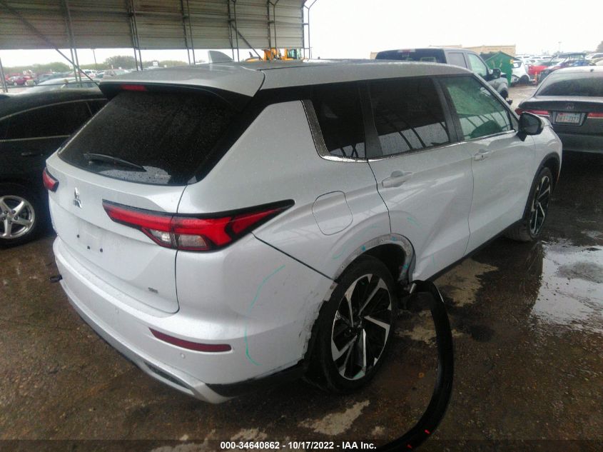 2022 MITSUBISHI OUTLANDER SE VIN: JA4J4UA84NZ016560