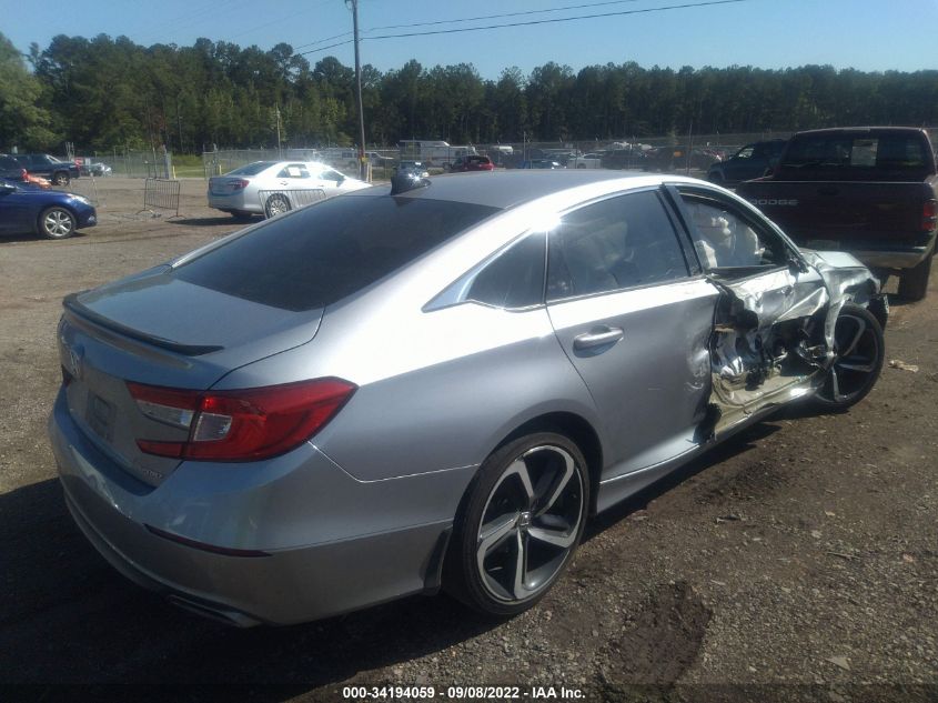 2021 HONDA ACCORD SEDAN SPORT VIN: 1HGCV1F39MA022439