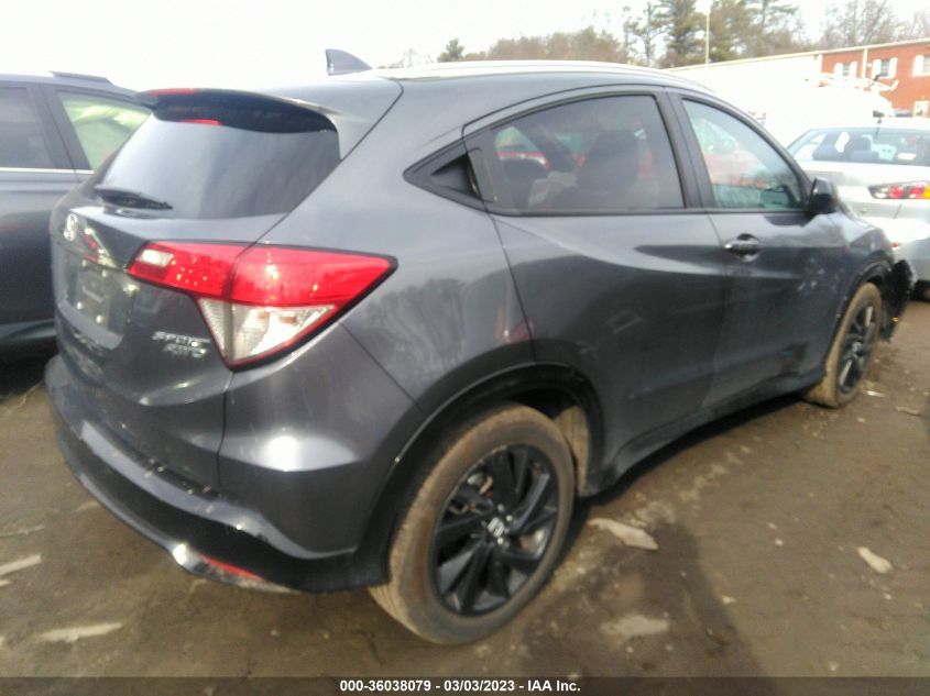 2022 HONDA HR-V SPORT VIN: 3CZRU6H16NM745765
