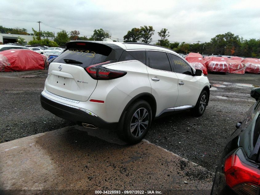 2022 NISSAN MURANO SV VIN: 5N1AZ2BS1NC126633