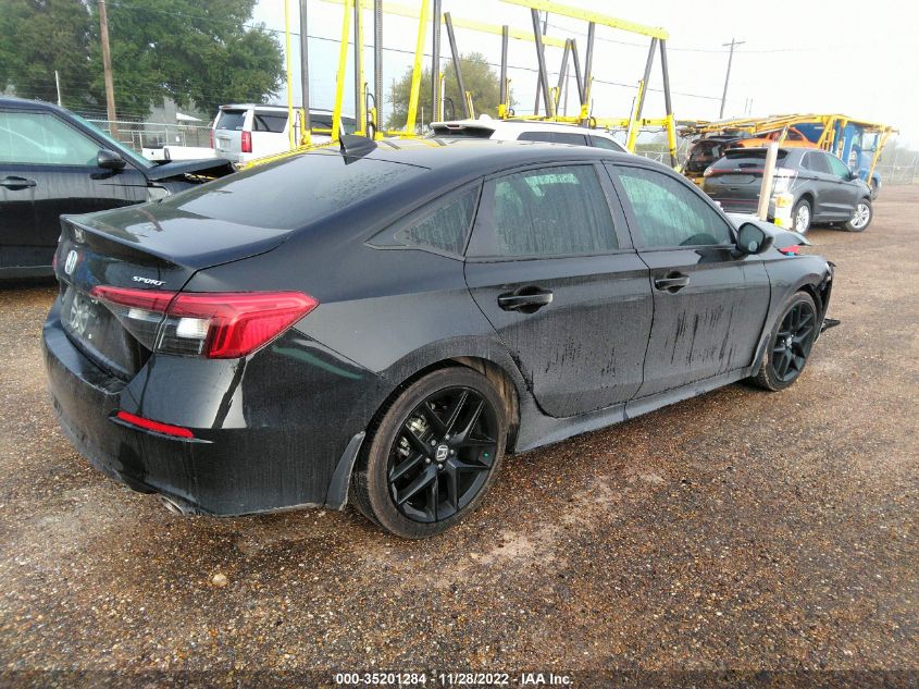 2022 HONDA CIVIC SEDAN SPORT VIN: 2HGFE2F56NH559793