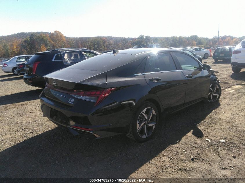 2023 HYUNDAI ELANTRA LIMITED VIN: 5NPLP4AG4PH087829