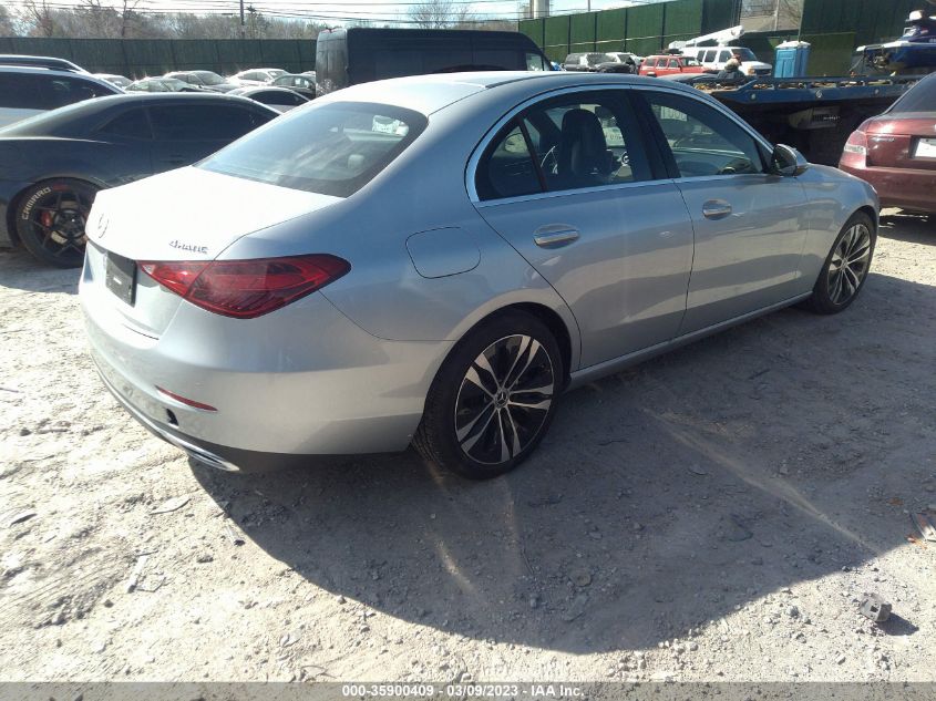 2022 MERCEDES-BENZ C-CLASS C 300 VIN: W1KAF4HB7NR032968