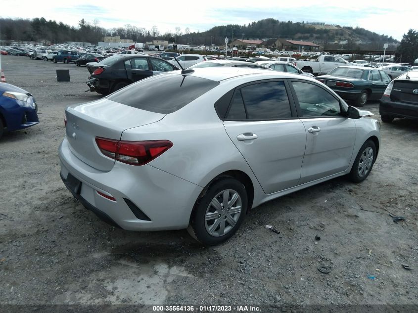 2022 KIA RIO LX VIN: 3KPA24AD6NE462536