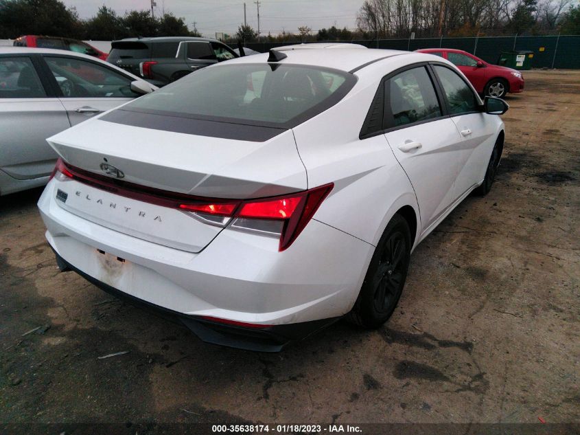 2021 HYUNDAI ELANTRA SEL VIN: 5NPLM4AGXMH008667