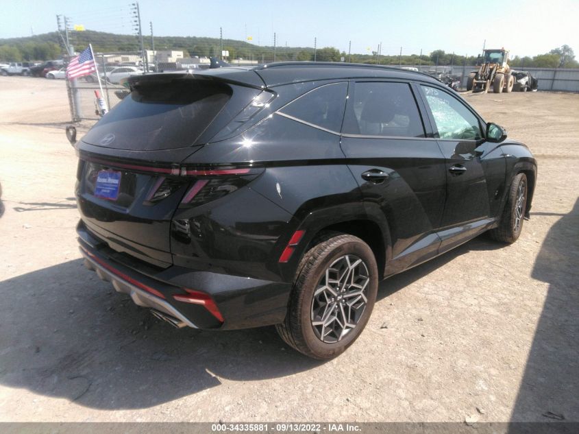 2022 HYUNDAI TUCSON N LINE VIN: KM8JF3AE2NU122319