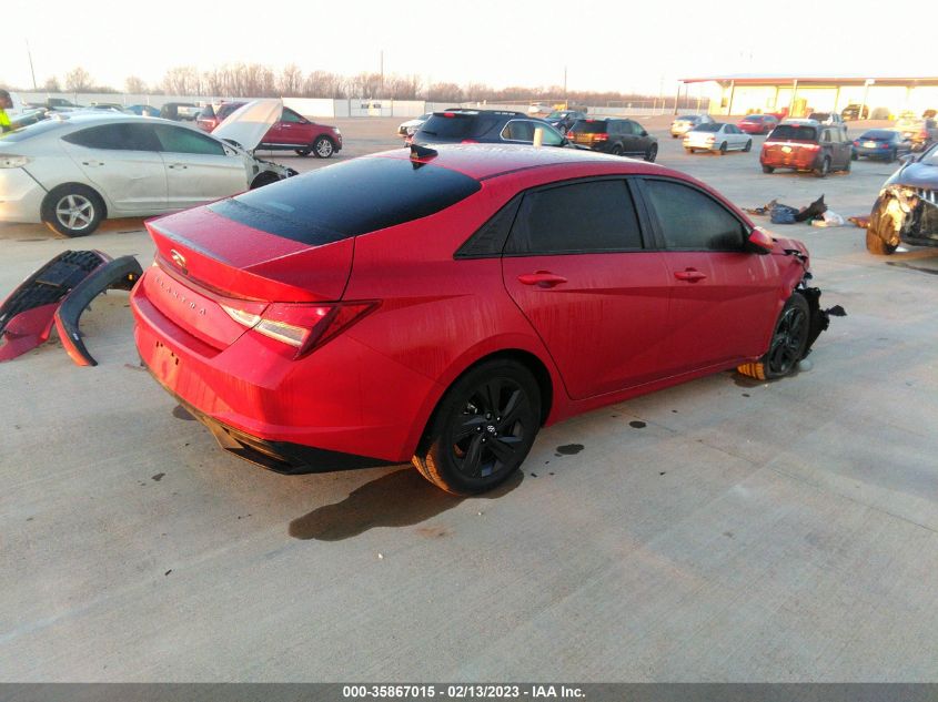 2022 HYUNDAI ELANTRA SEL VIN: KMHLS4AG4NU337003