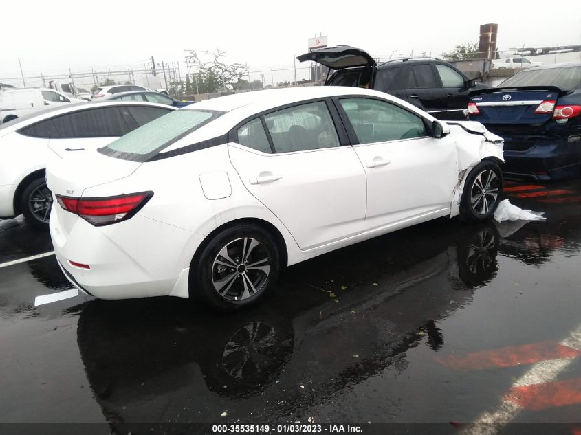 2022 NISSAN SENTRA SV VIN: 3N1AB8CV0NY298246