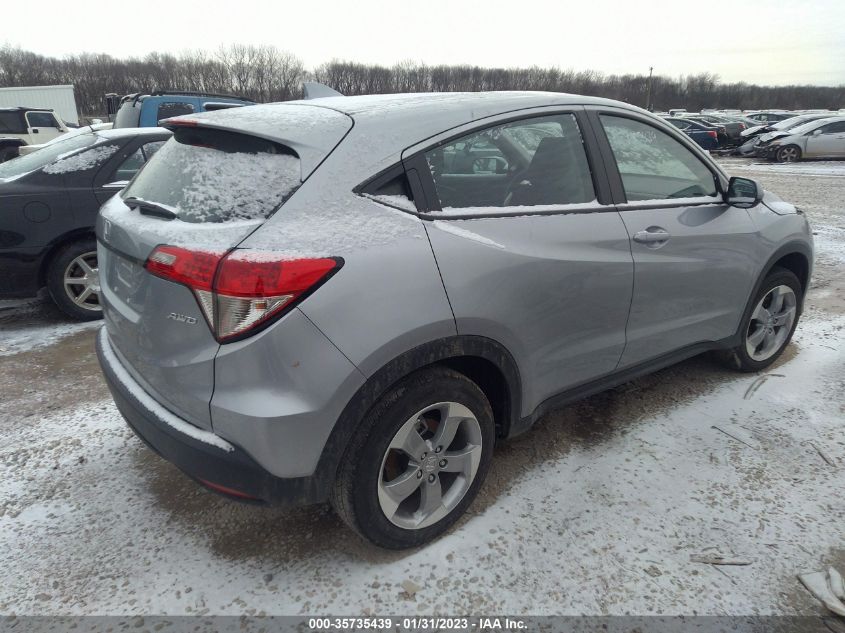 2022 HONDA HR-V LX VIN: 3CZRU6H34NM765160