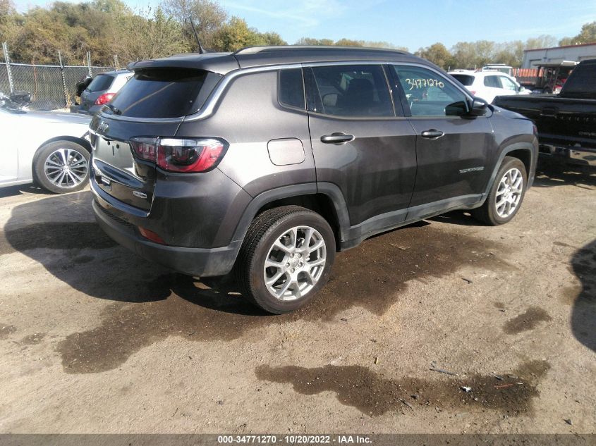 2022 JEEP COMPASS LATITUDE LUX VIN: 3C4NJDFBXNT112186