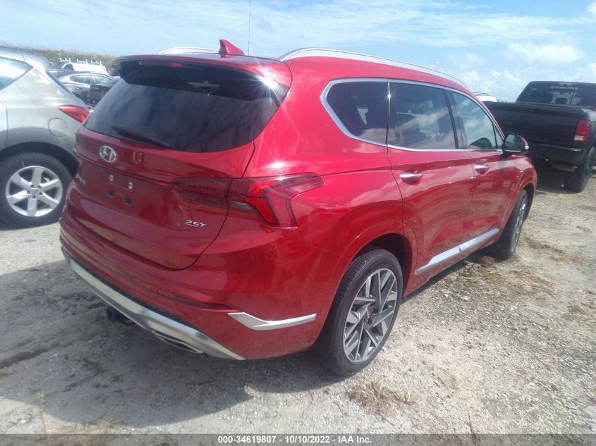 2022 HYUNDAI SANTA FE CALLIGRAPHY VIN: 5NMS54AL4NH395253