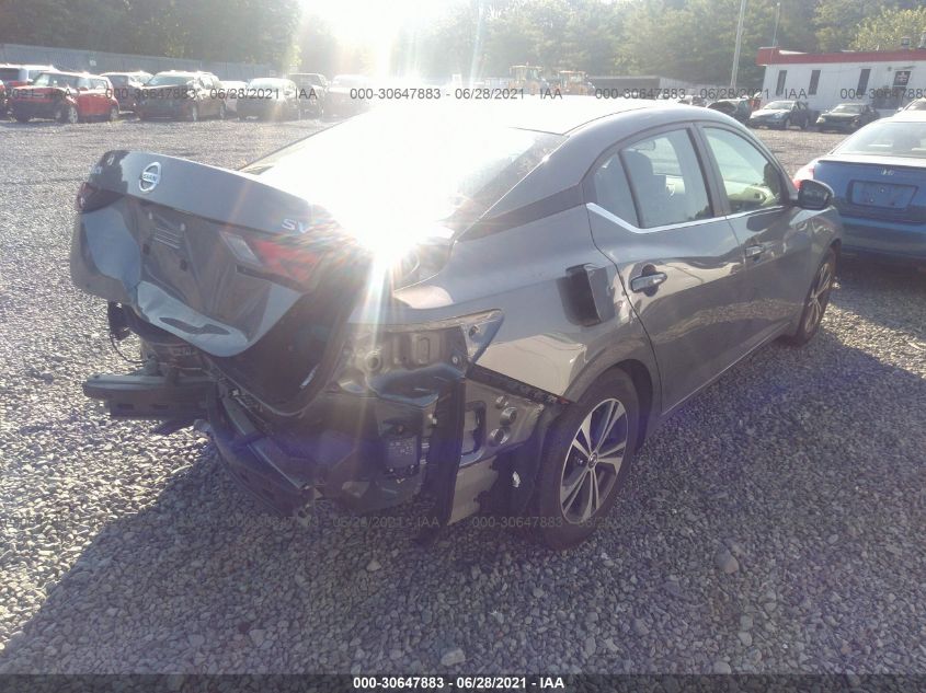 2021 NISSAN SENTRA SV VIN: 3N1AB8CV0MY239938