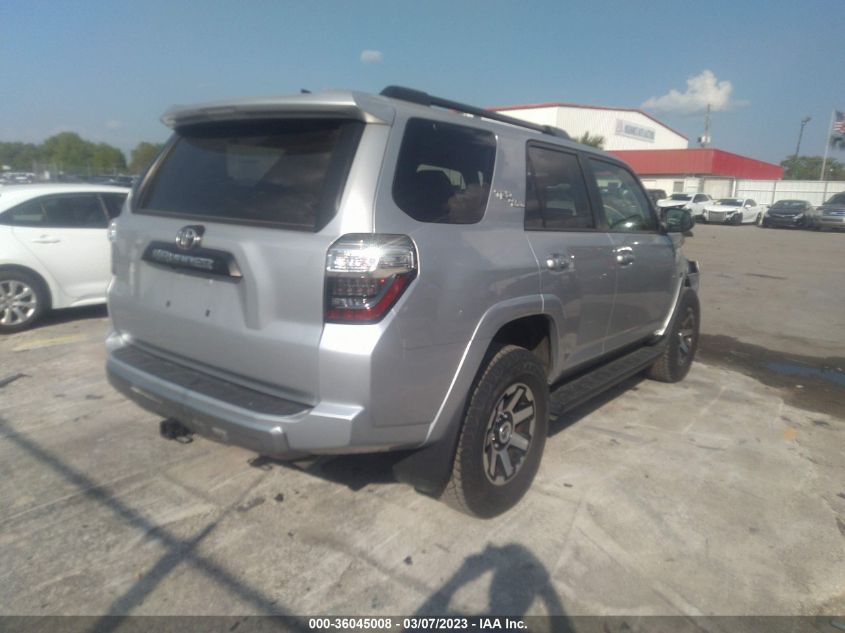 2022 TOYOTA 4RUNNER TRD OFF ROAD VIN: JTEPU5JR3N6009711