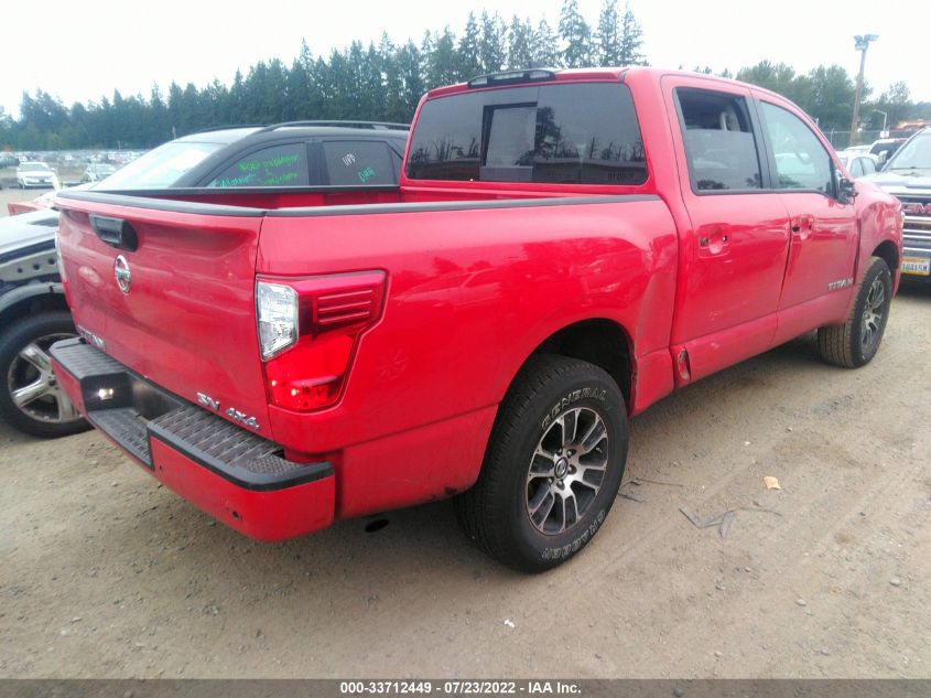 2022 NISSAN TITAN SV VIN: 1N6AA1EC4NN103990