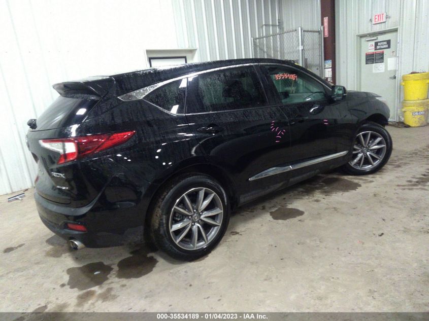 2021 ACURA RDX W/TECHNOLOGY PACKAGE VIN: 5J8TC2H54ML027675