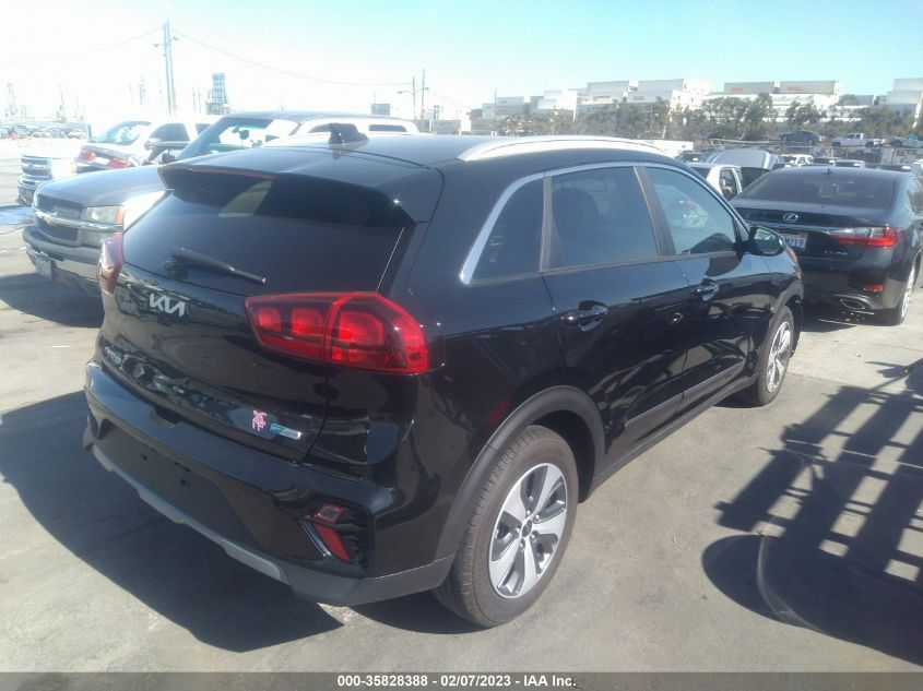 2022 KIA NIRO LX VIN: KNDCB3LC0N5505934