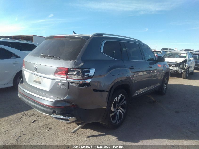 2021 VOLKSWAGEN ATLAS 2.0T SEL PREMIUM VIN: 1V2TP2CA5MC552797