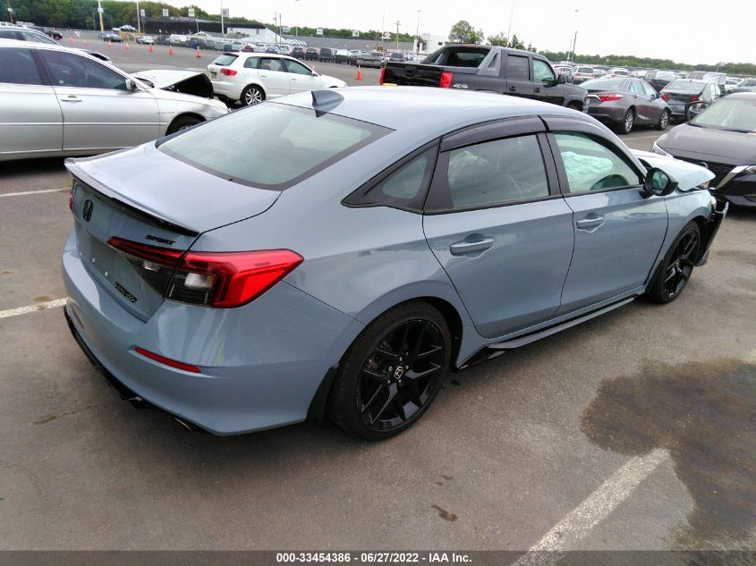 2022 HONDA CIVIC SEDAN SPORT VIN: 2HGFE2F56NH504051