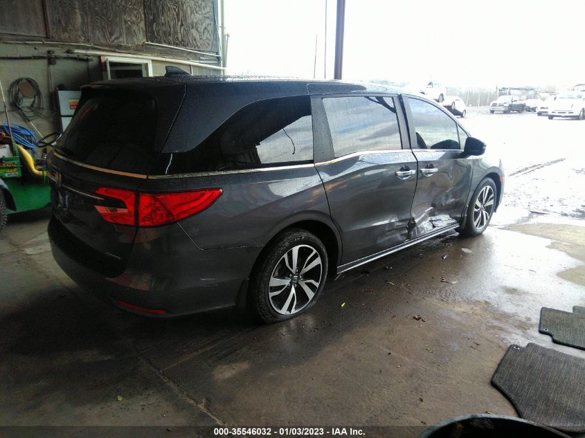 2022 HONDA ODYSSEY TOURING VIN: 5FNRL6H81NB027244