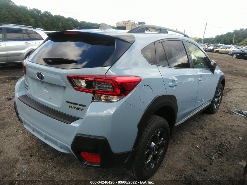 2022 SUBARU CROSSTREK SPORT VIN: JF2GTHSC6NH252714